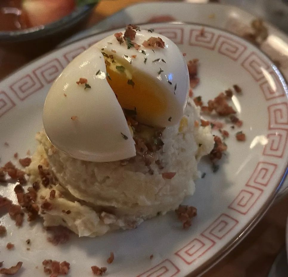 야끼교자 접시 클로즈업