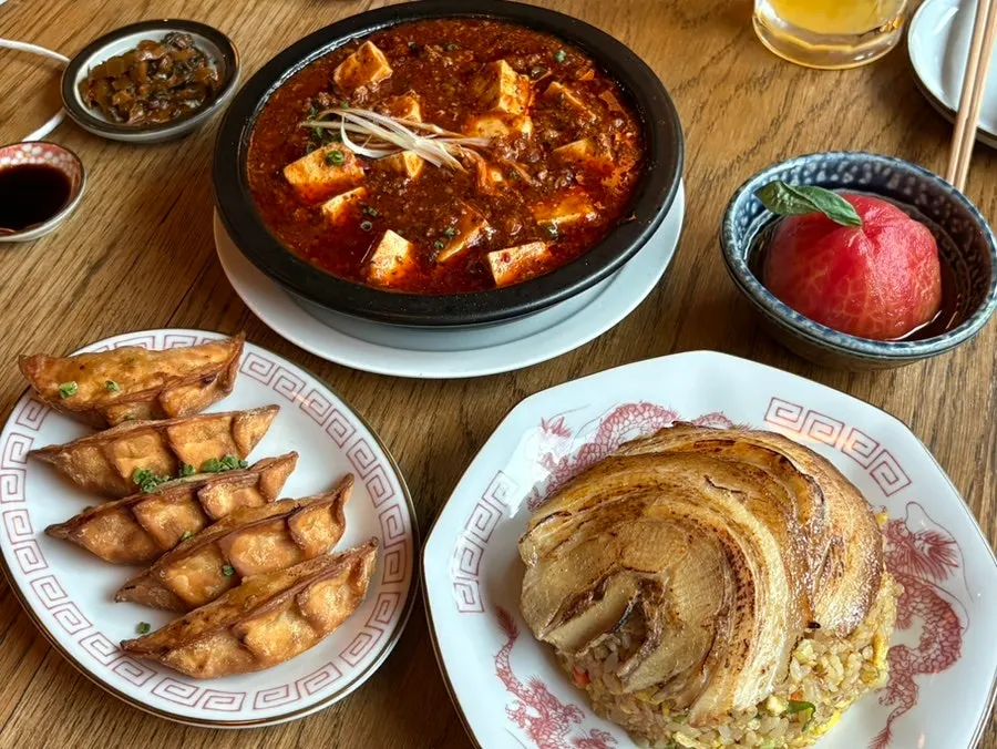 A plate of refreshing tomato tsukemono