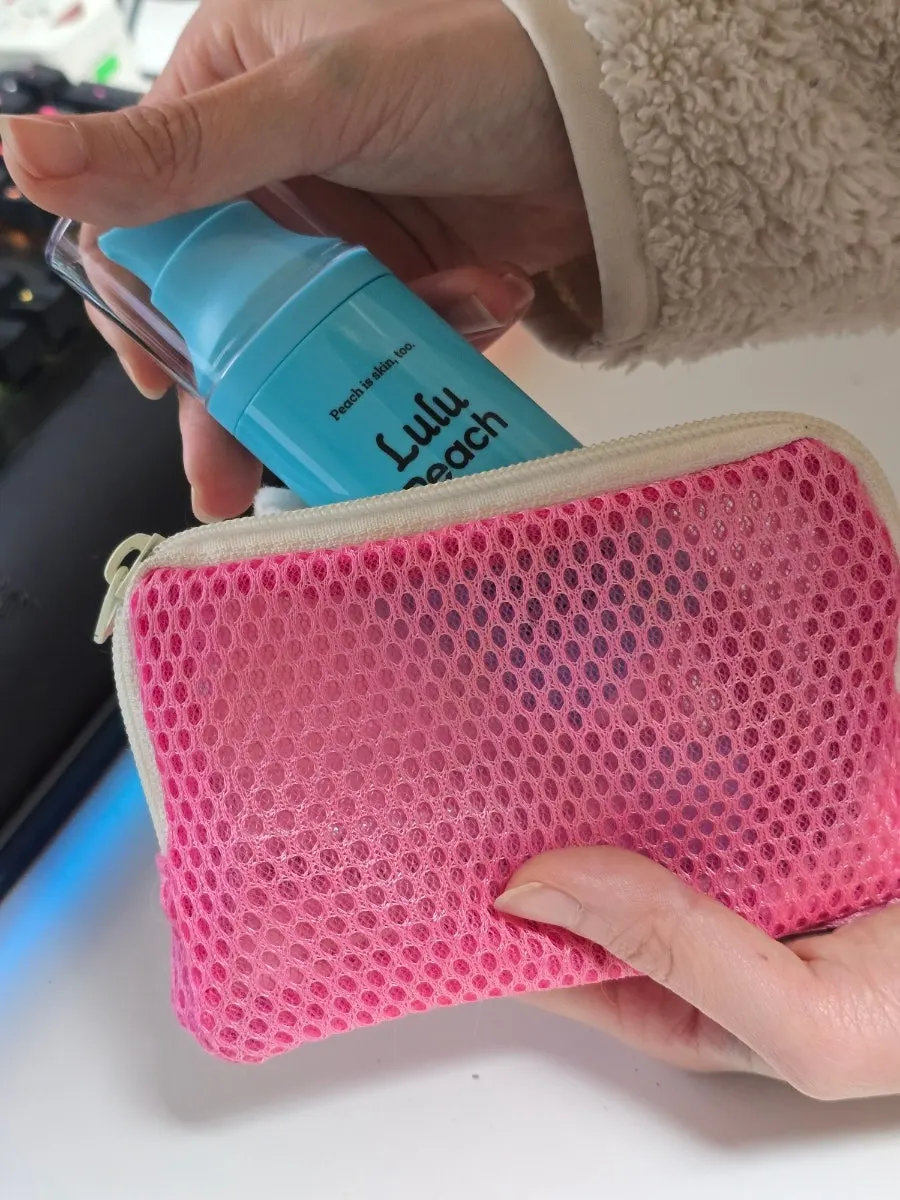Small pump-style bidet bottle