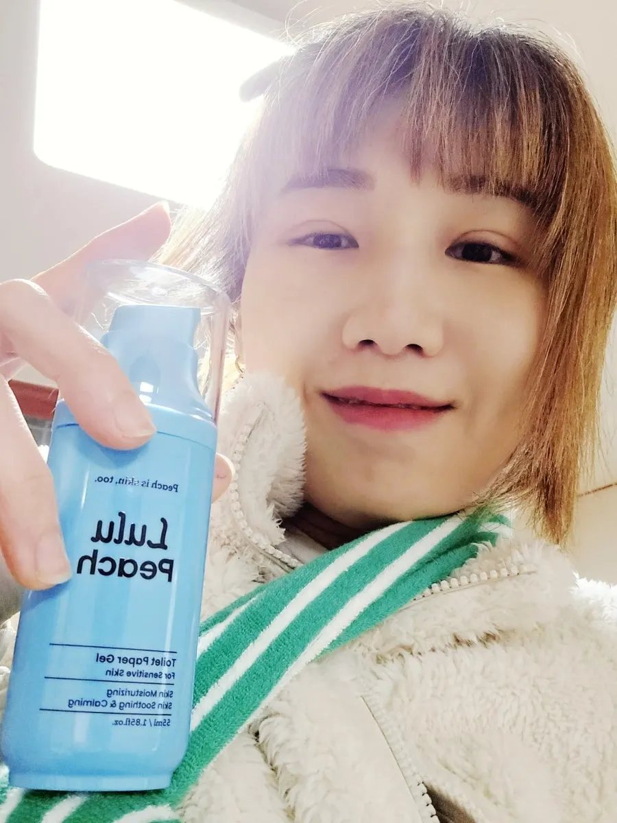 Water-gel product for sensitive-area care