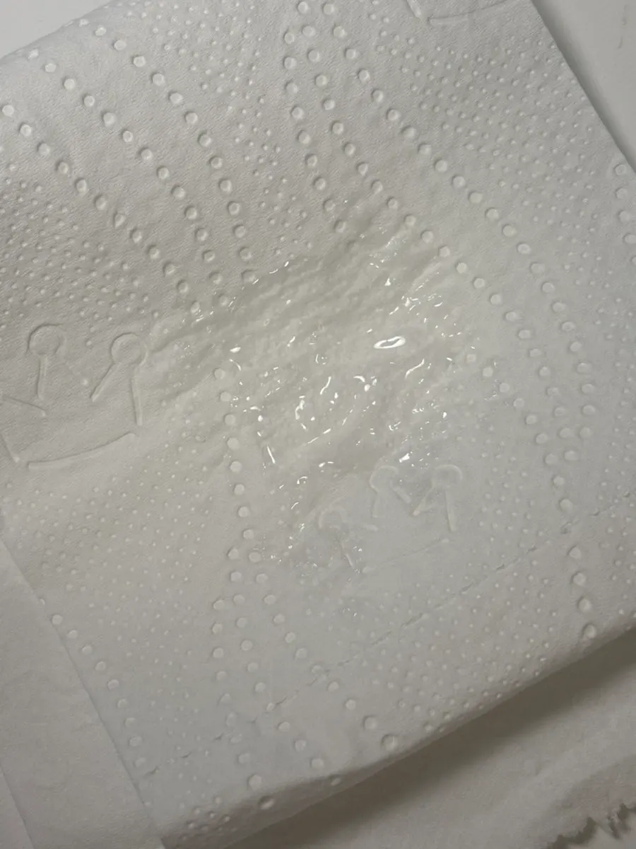 휴지에 사용한 워터젤비데