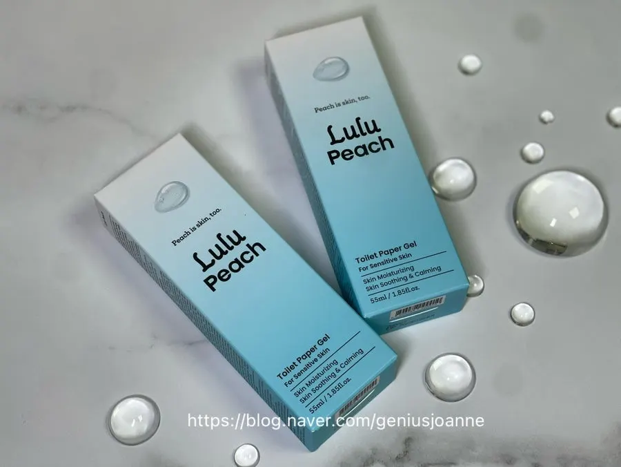 Lulu Peach Water Gel Bidet bottle