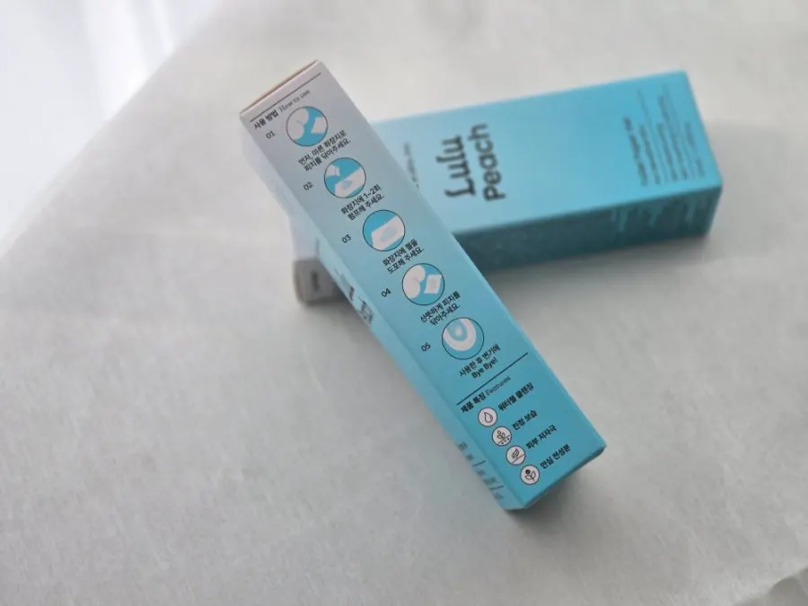 Lulu Peach water-gel bidet product