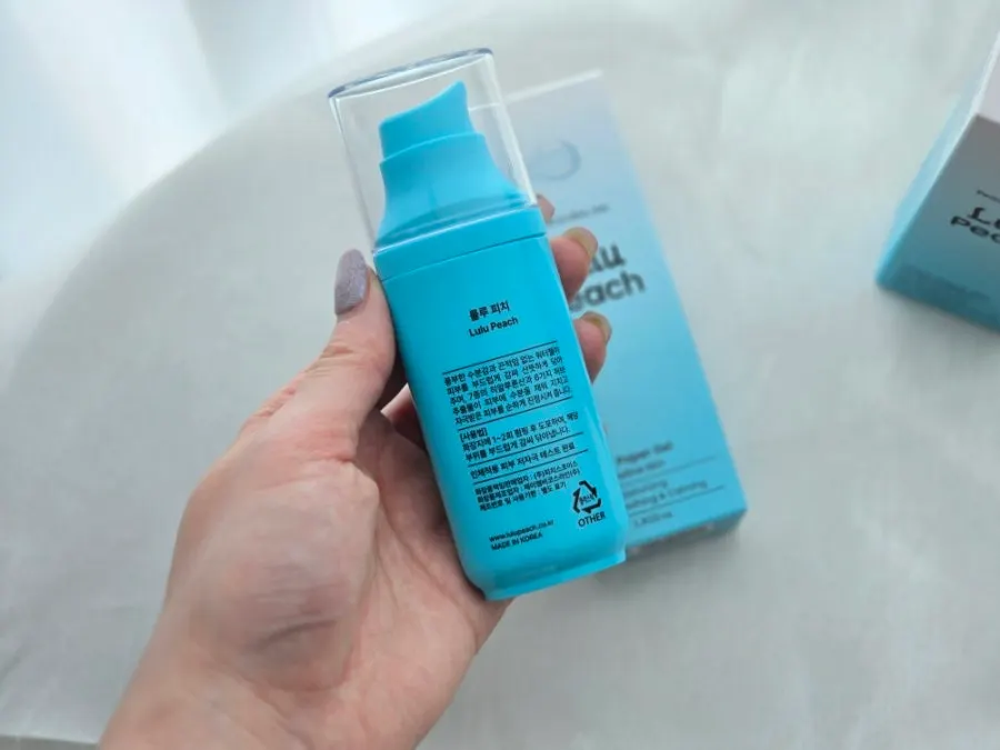 Water-gel bidet product used on toilet paper
