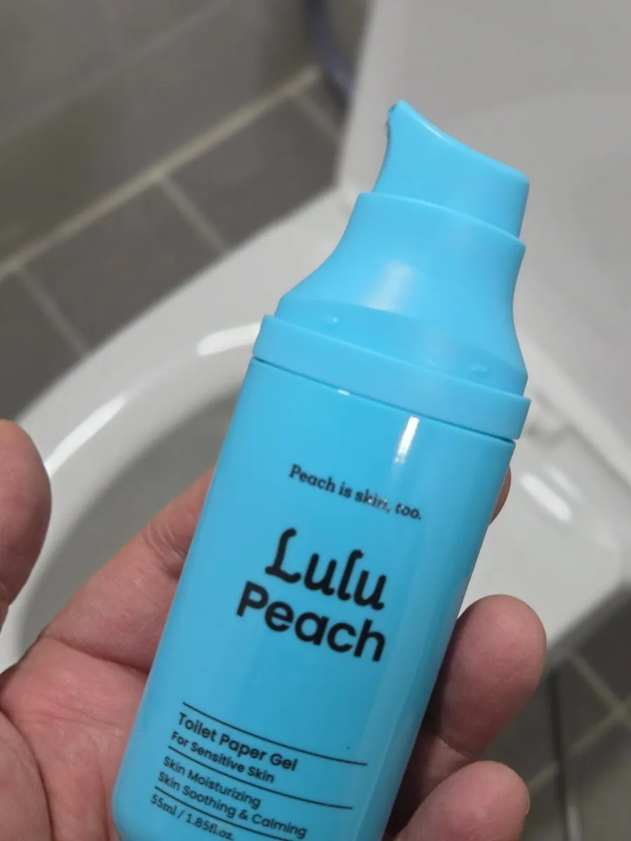 Water-gel product used with toilet paper
