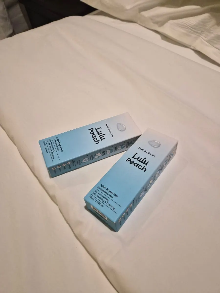 Lulu Peach water-gel bidet product