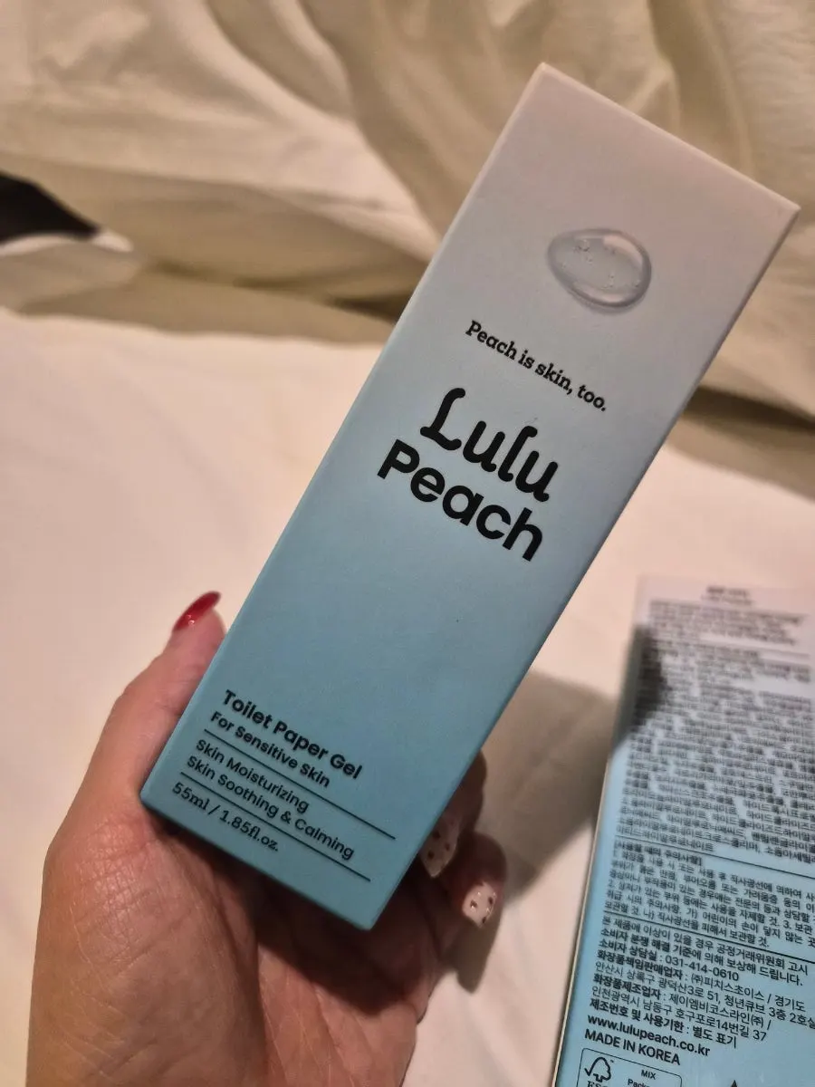 Lulu Peach water-gel bidet product contents