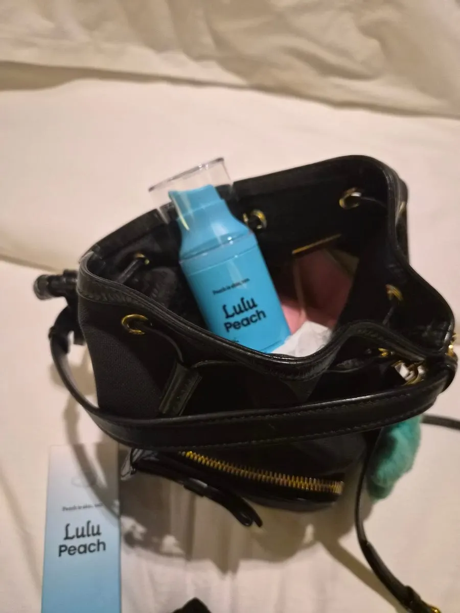 Lulu Peach product placed in a bag