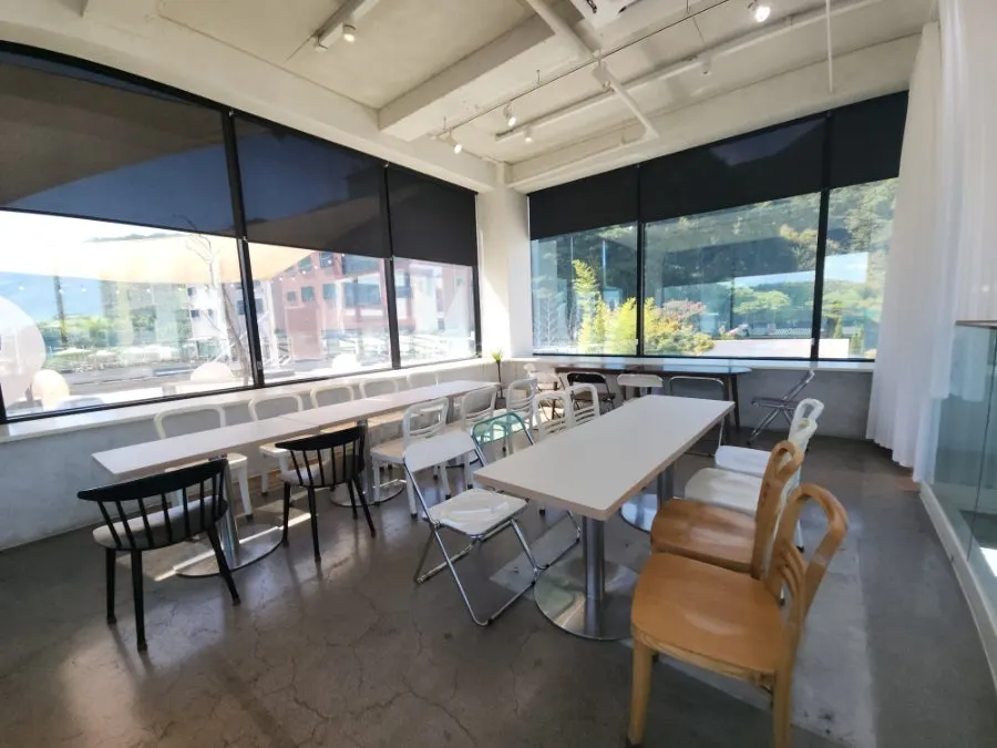 Studio-like interior of Luonto's 3rd floor