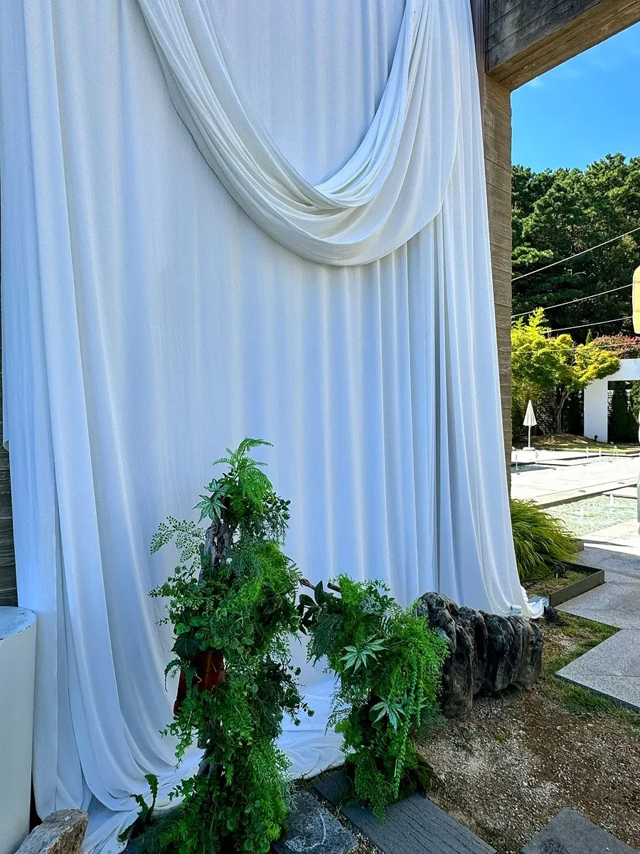 View of the photo-friendly outdoor space