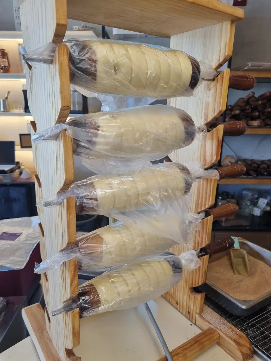 Bread and dessert display case