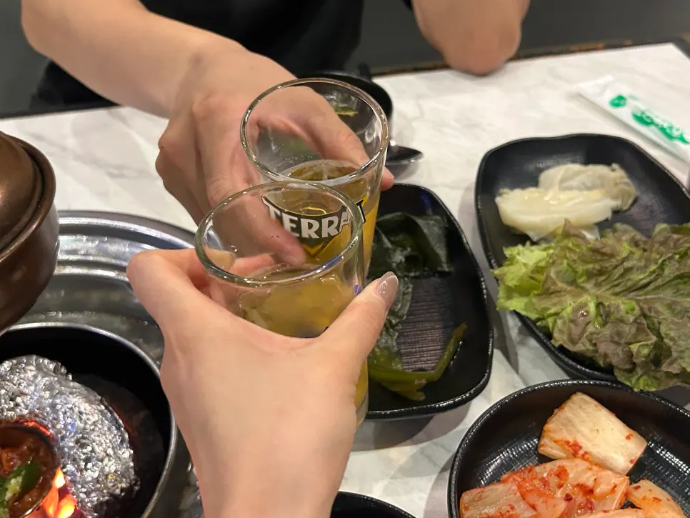Signature mukbap made with ox bone broth