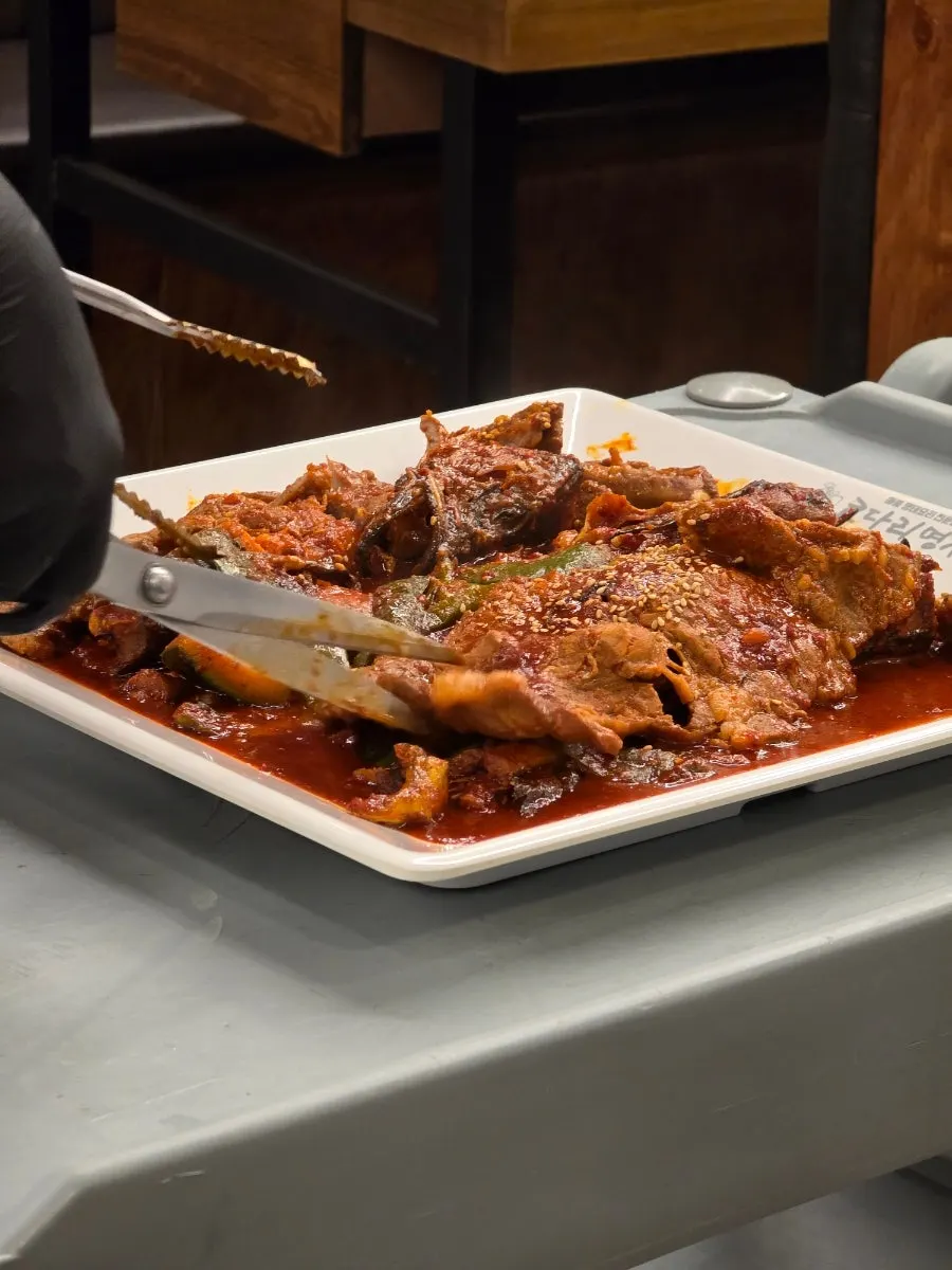 큼직한 코다리조림 메인 요리 사진