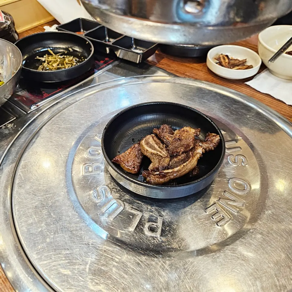양념 LA갈비와 밥으로 마무리한 식사
