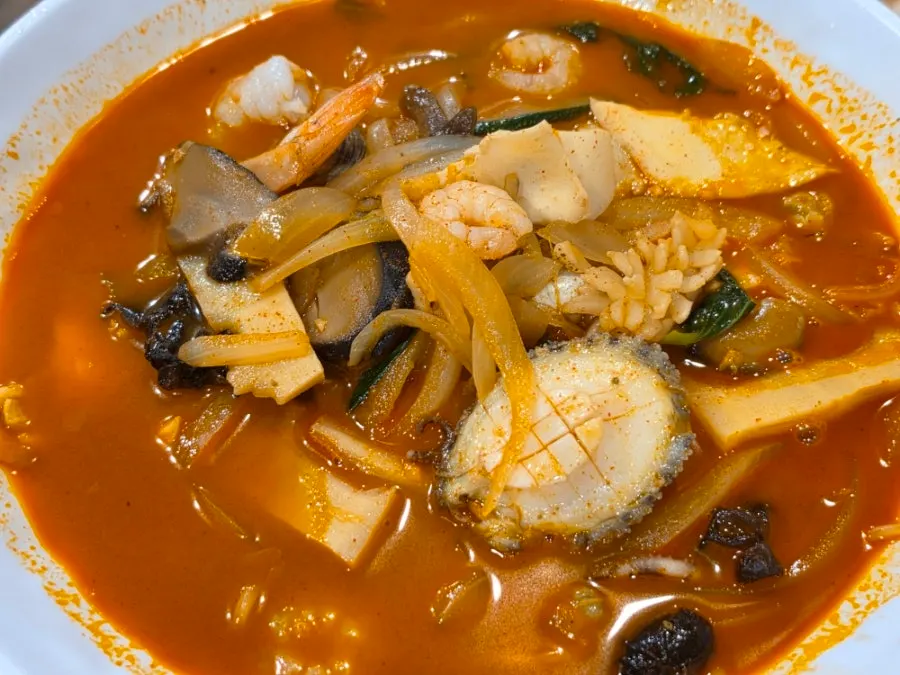 The additional samseon jjamppong ordered at Macheonchwi