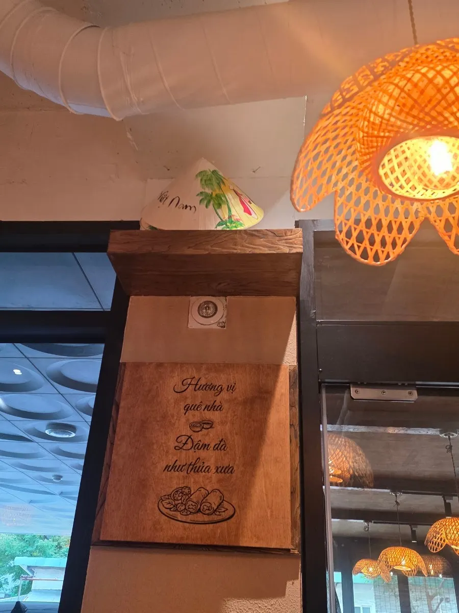 Madam Hao's dining hall with Southeast Asian-style decor