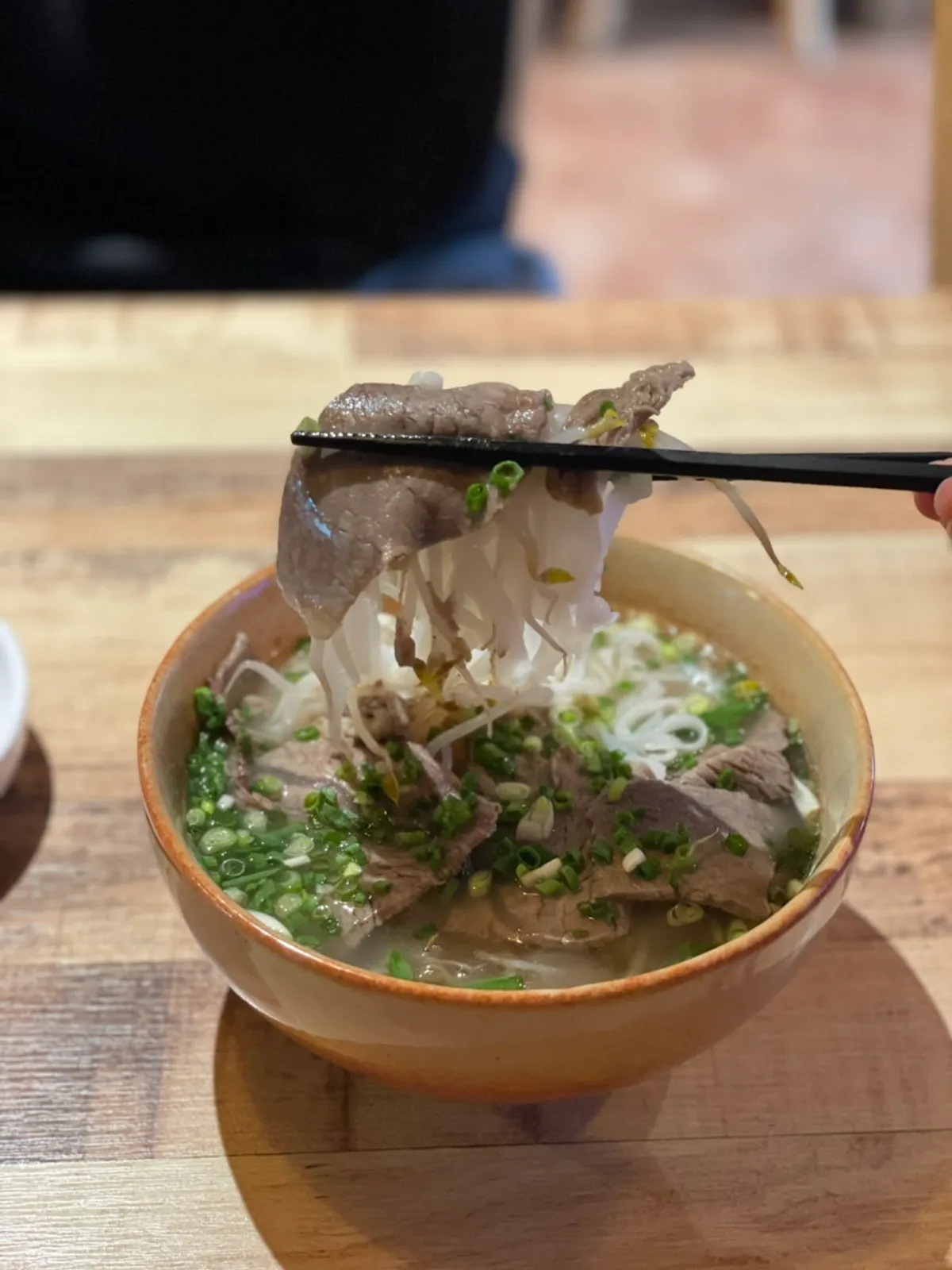 Lunch pho at Madam Hao, a Vietnamese restaurant near Ajou University