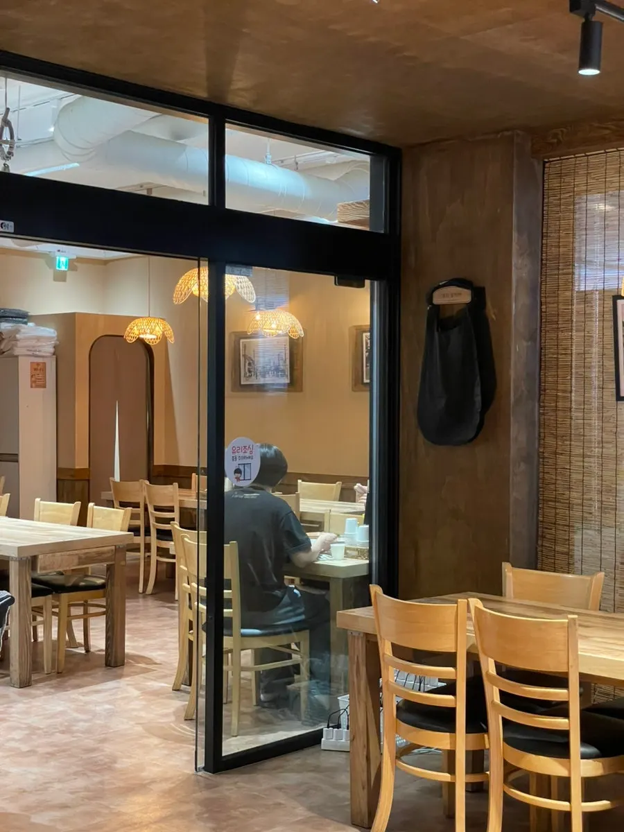 Interior of Madam Hao with a local Vietnamese restaurant feel
