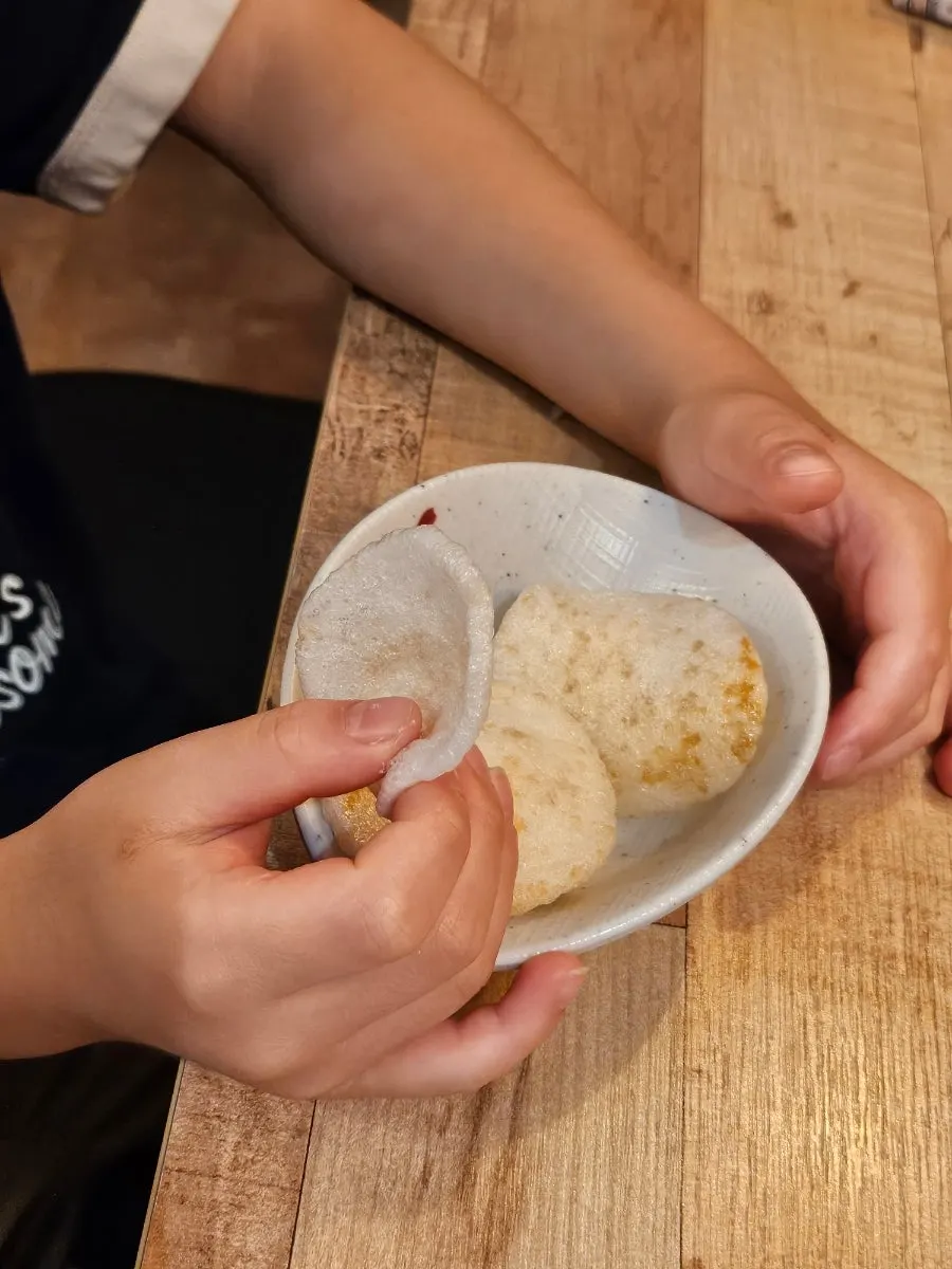 아이들이 좋아한 에피타이저 과자 접시