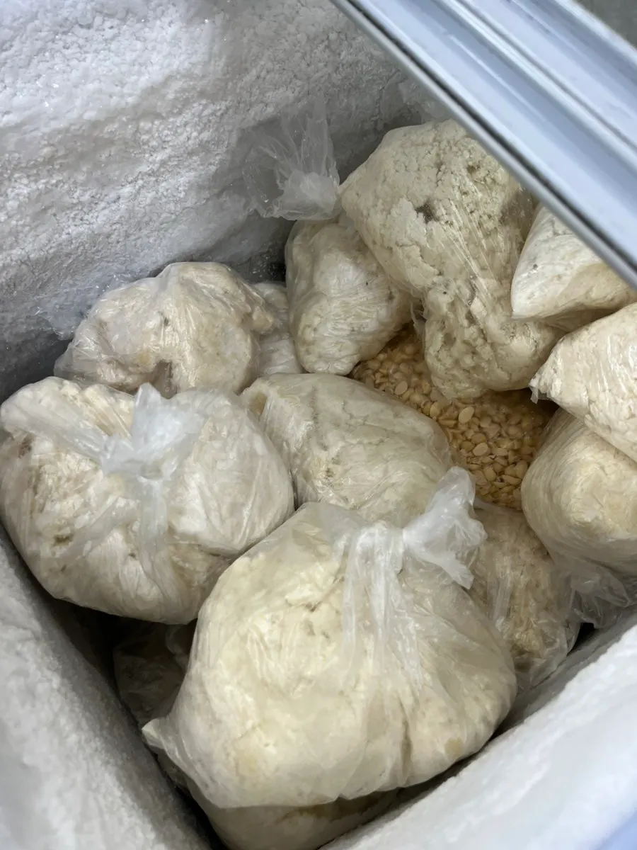 Free biji (soybean pulp) available to take home