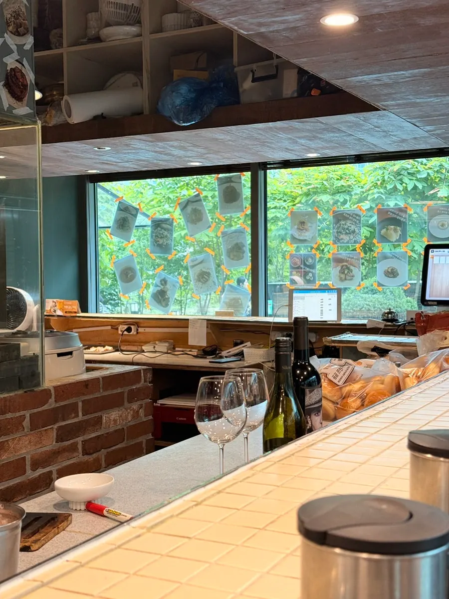 Don Tamguso's open kitchen and seating