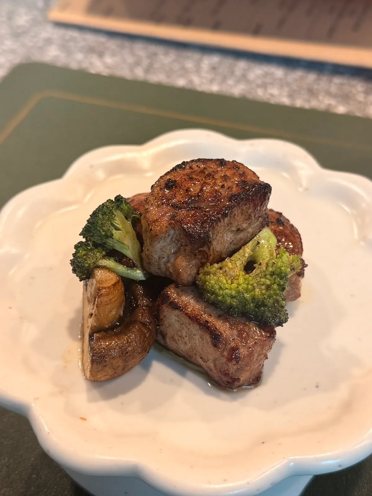 Don Tamguso's Main 1: grilled pork tenderloin