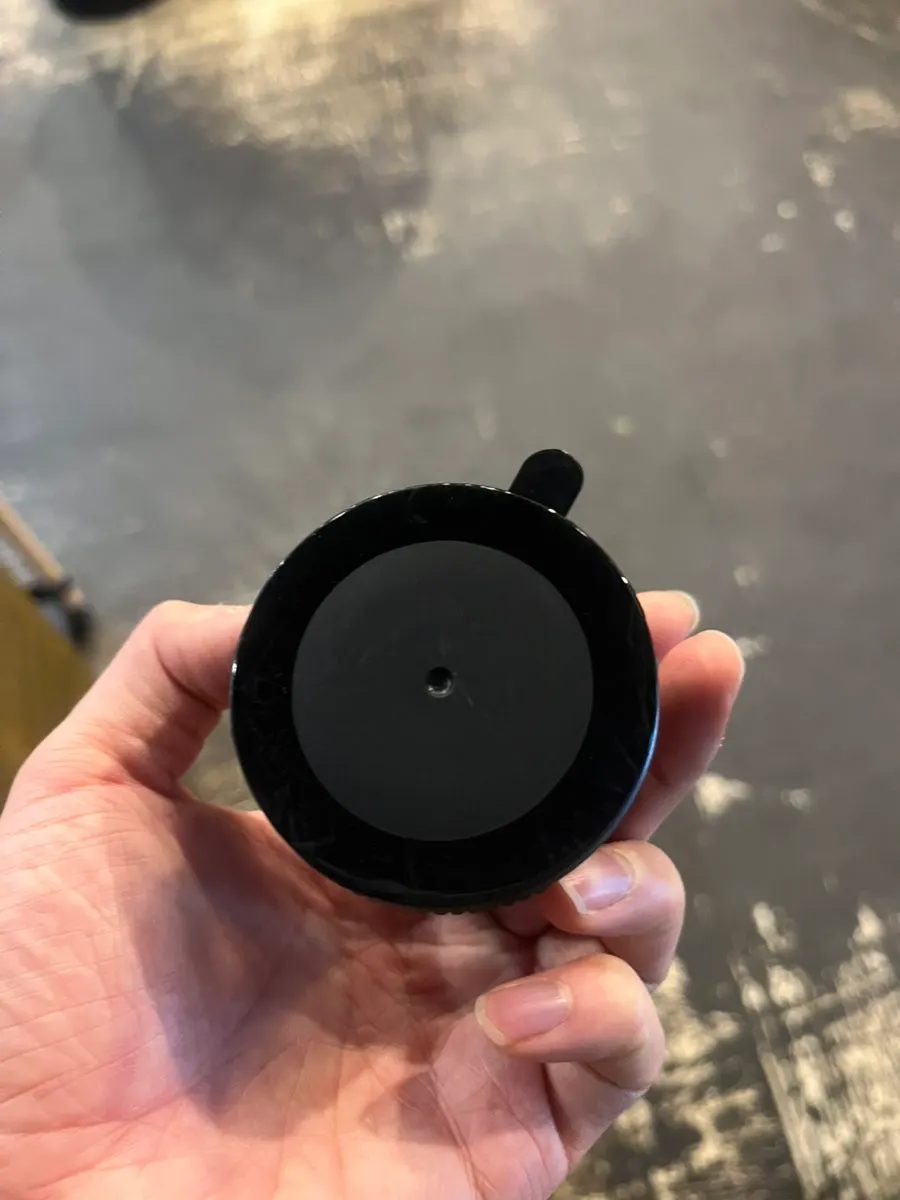 Car phone mount with smartphone attached