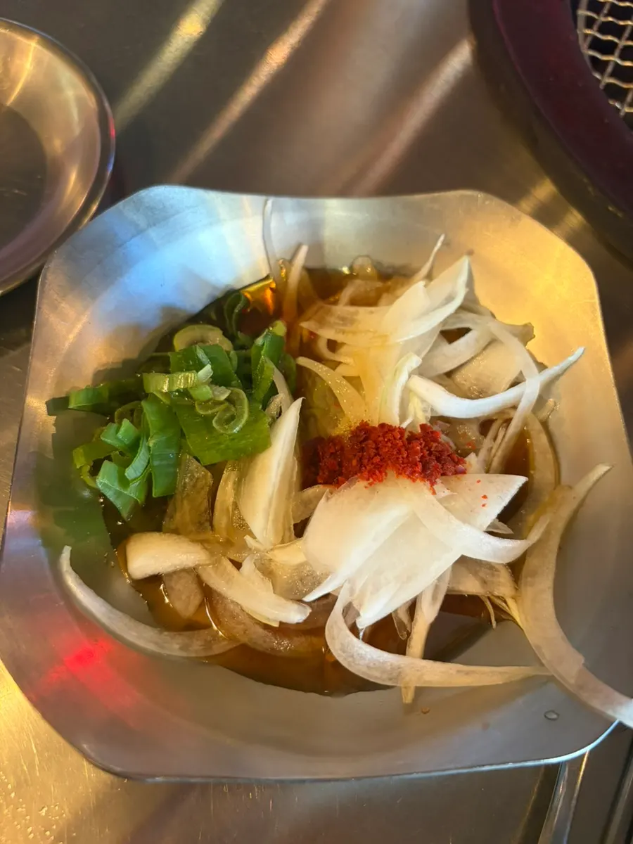 차돌그릴 기본 반찬 접시