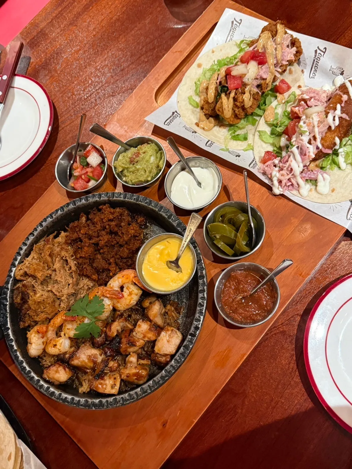 Taco meal at Taqueros Magok Main Branch