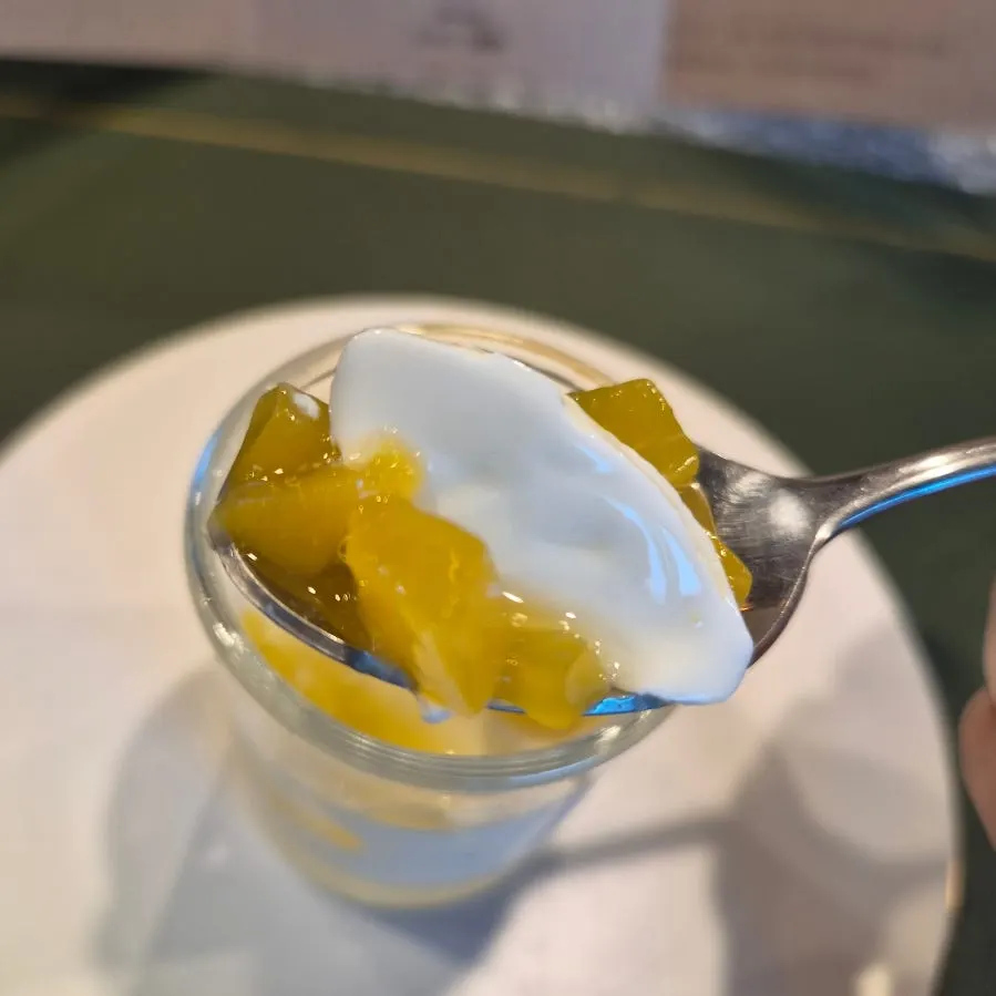 식사 마무리 디저트