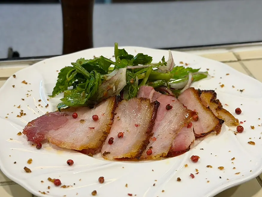 Shio koji-aged pork tenderloin