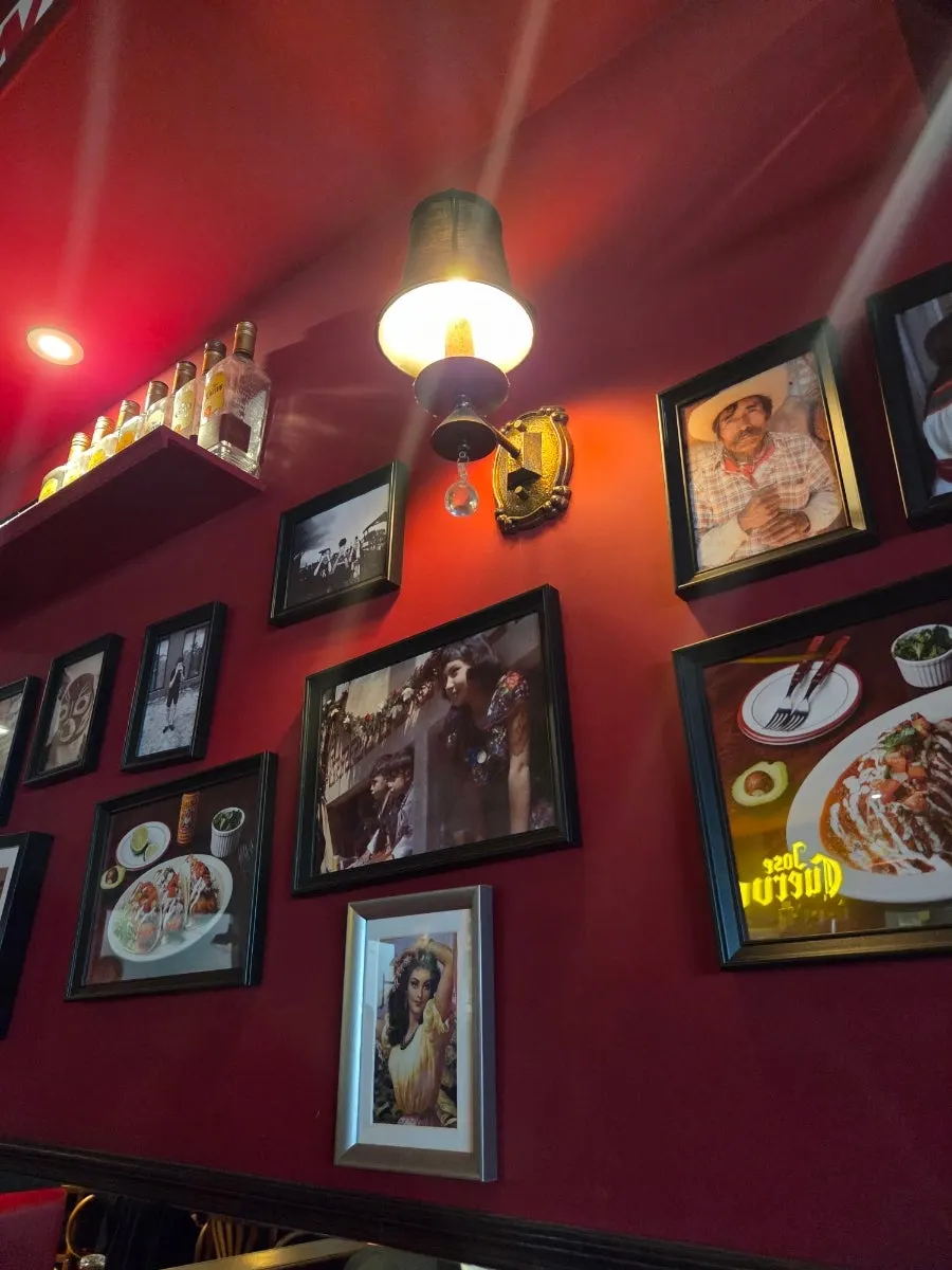 Restaurant entrance with an exotic sign