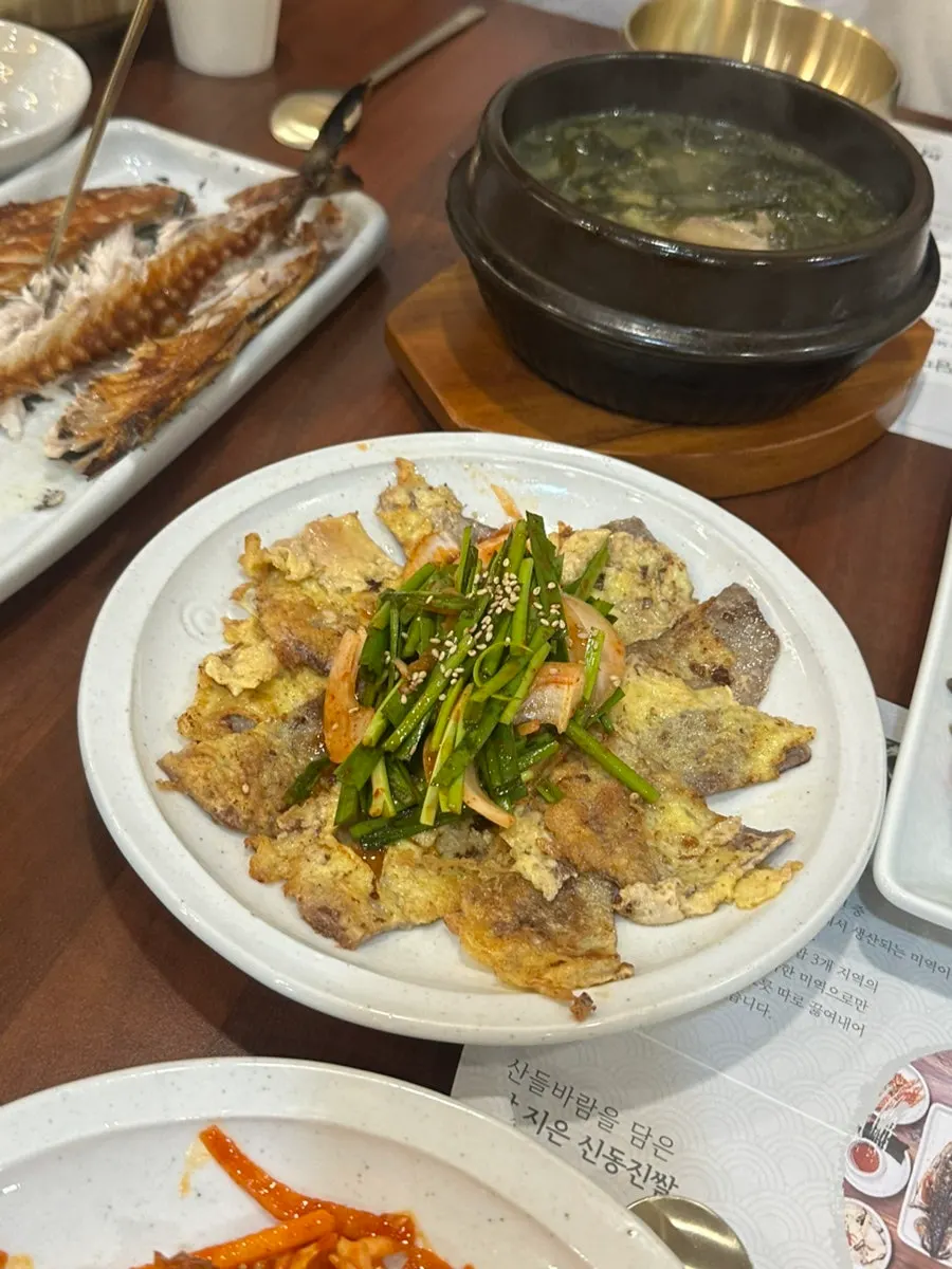Dinner enjoyed with a variety of dishes