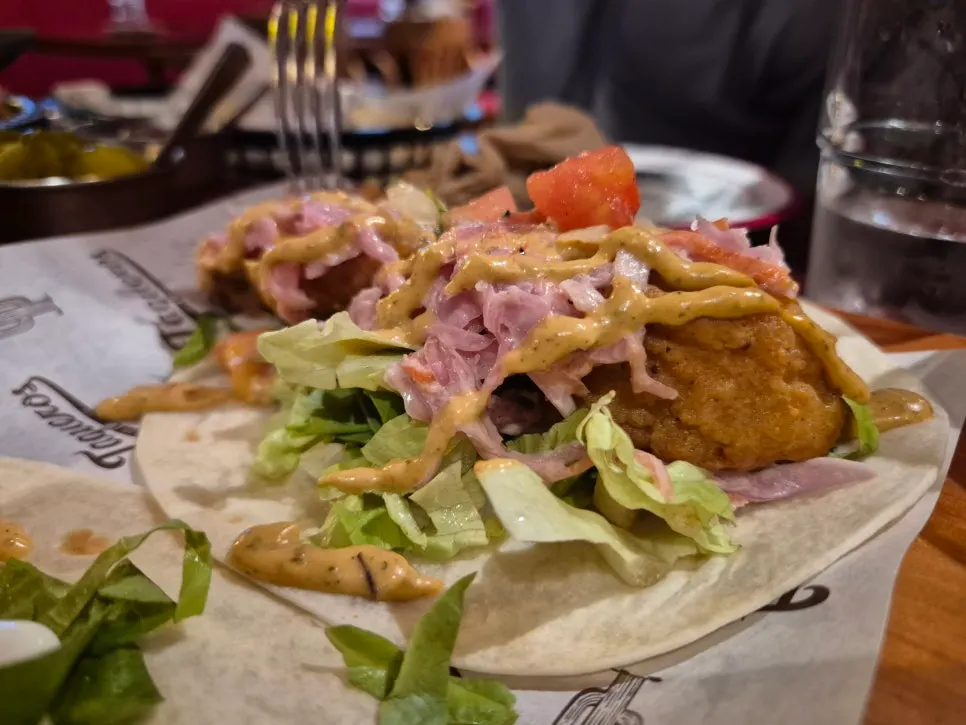 fish taco ชุบแป้งคราฟต์เบียร์