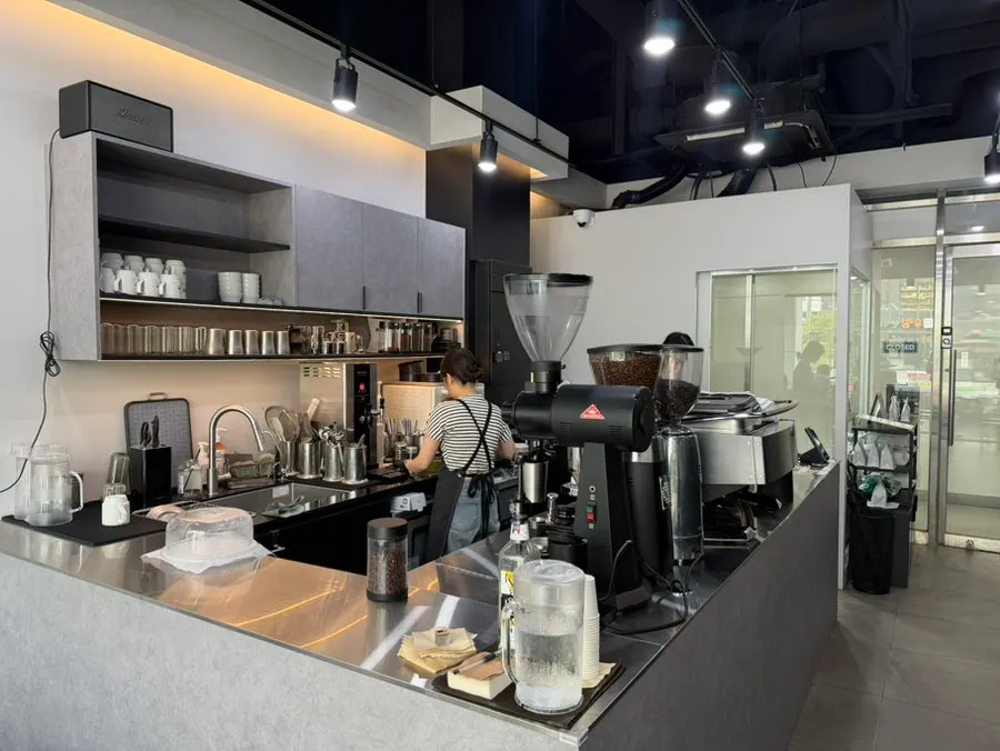 Café visit with hand-drip coffee anticipation
