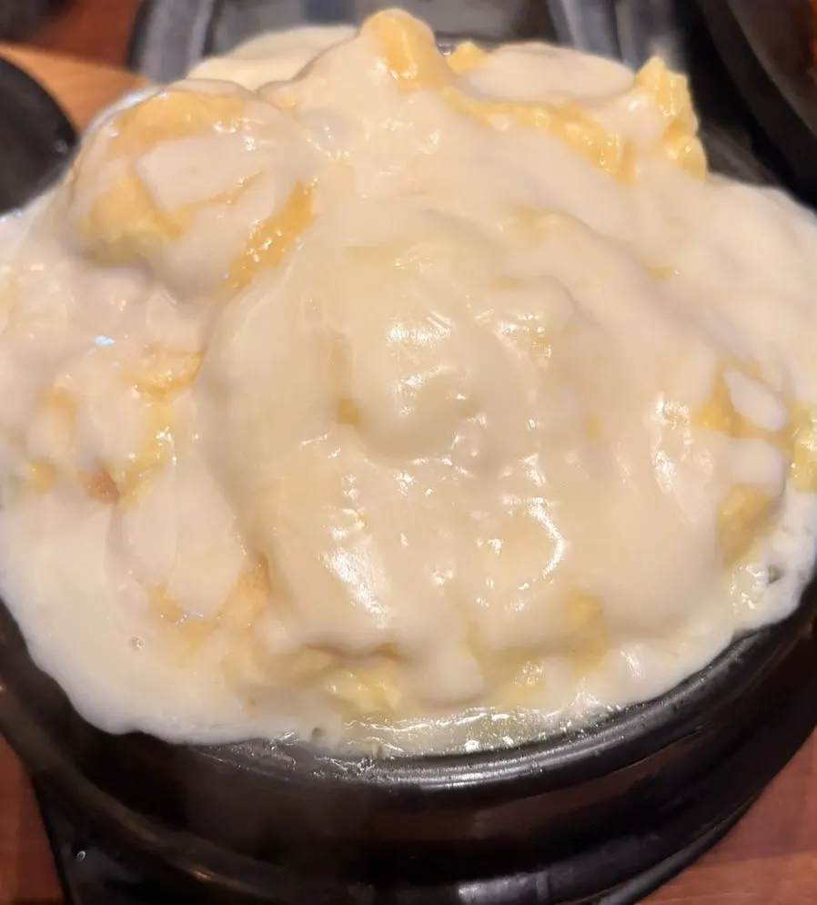부드러운 치즈계란찜 단면