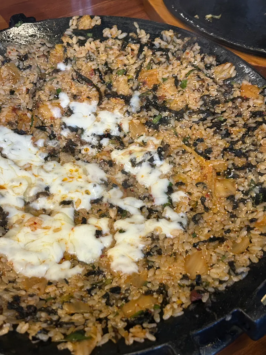 Fried rice finished with jjukkumi sauce