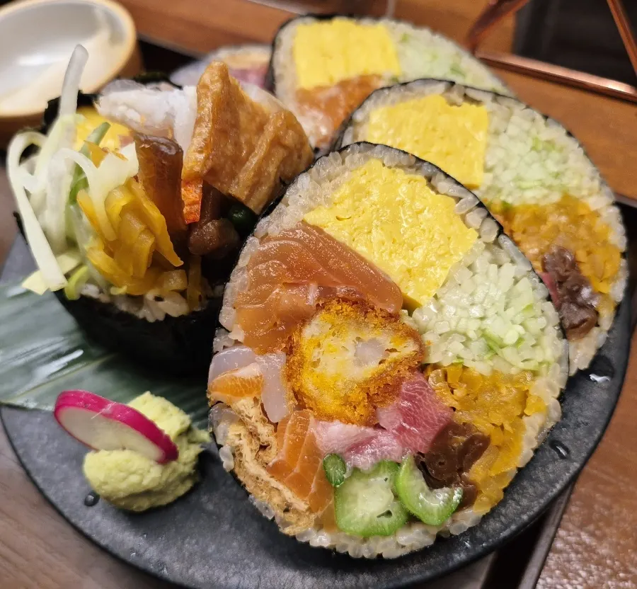 오늘의 초밥과 후토마끼