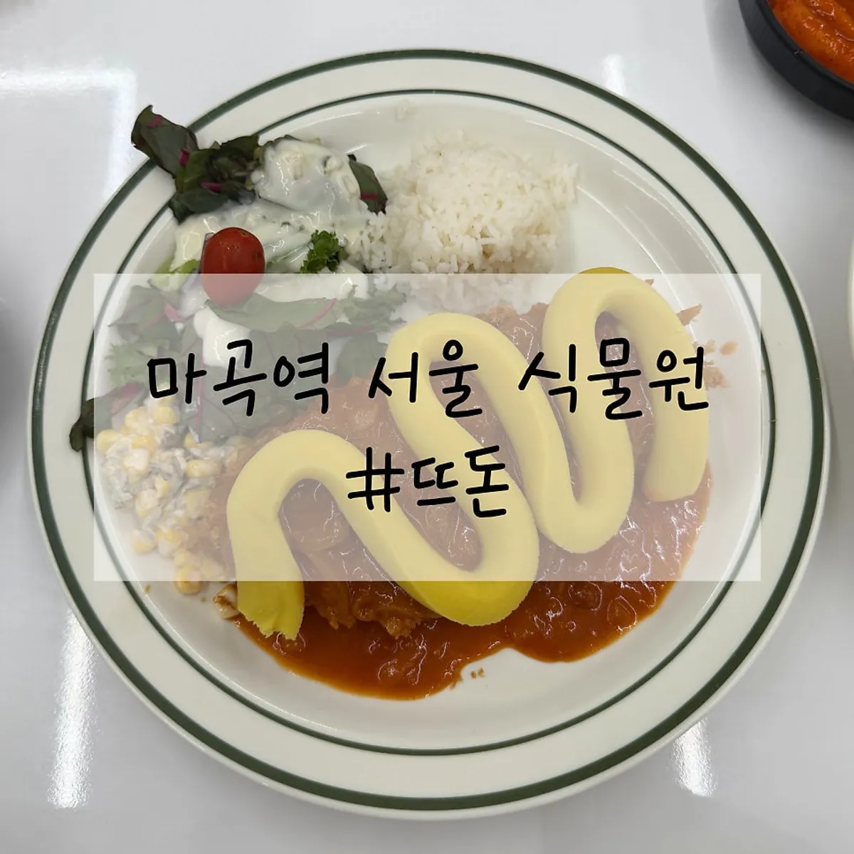 뜨돈 아이스크림 셀프바 포장 후식
