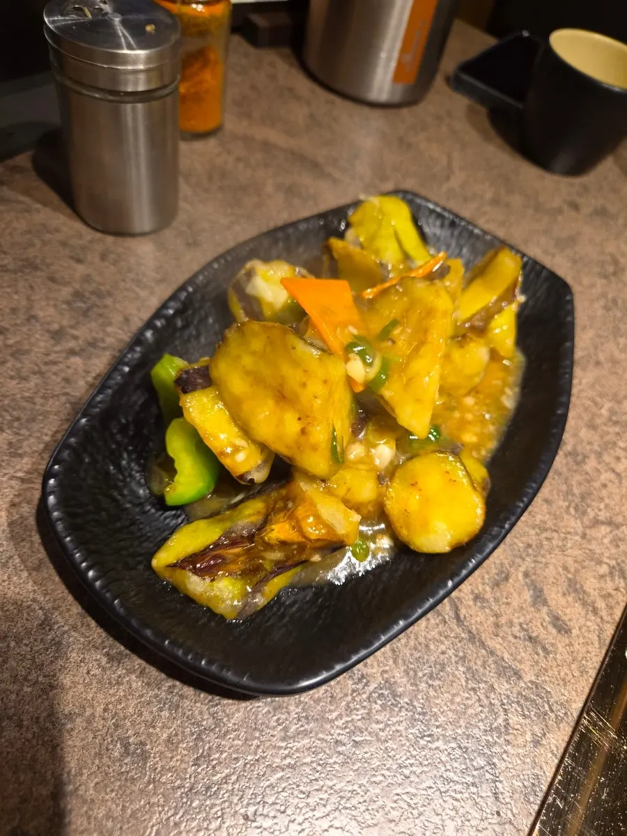 Crispy eggplant side dish