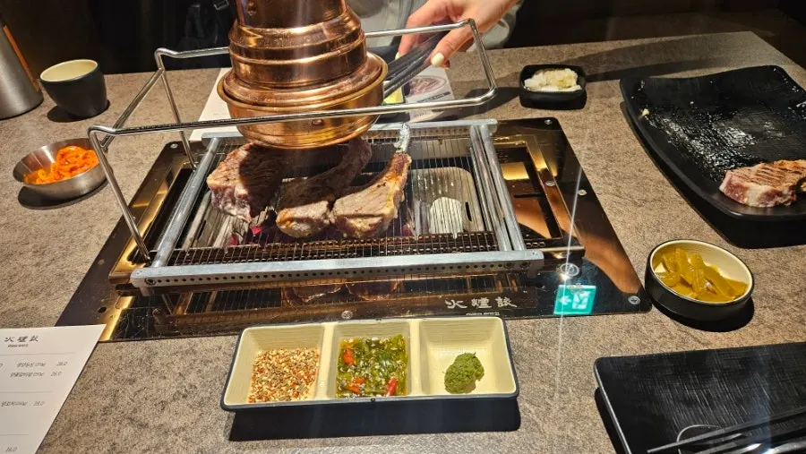 양갈비와 연태 주문 사진
