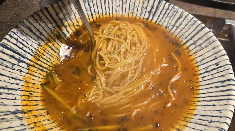 화로담 온면 마무리 메뉴 사진