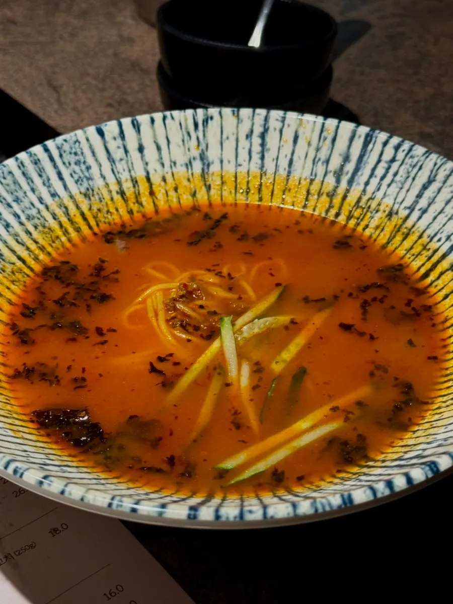 마무리 메뉴 화로담 온면