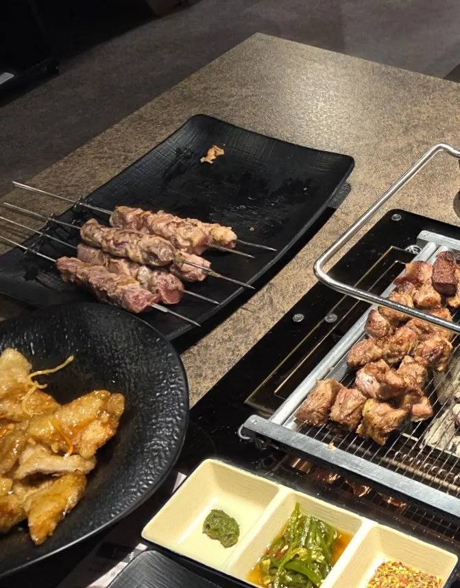 A perfectly cooked piece of shoulder rack