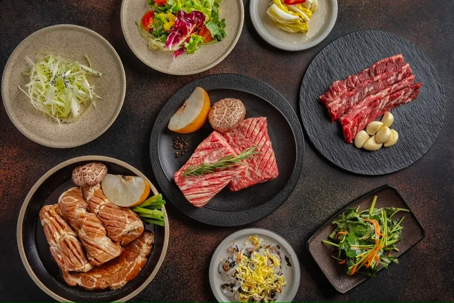 Ihwajeong Galbi Myeongga menu selection
