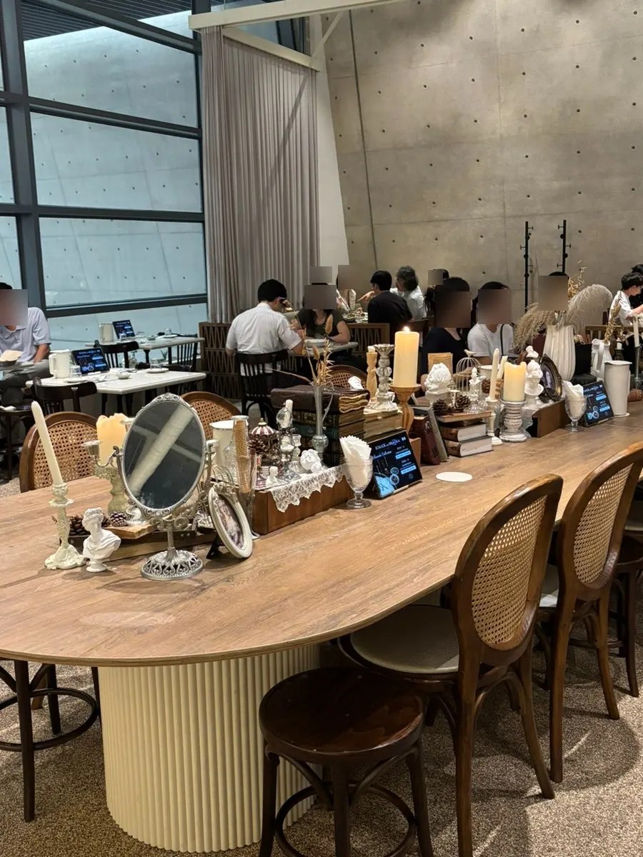 Kitchen bar and terrace seating