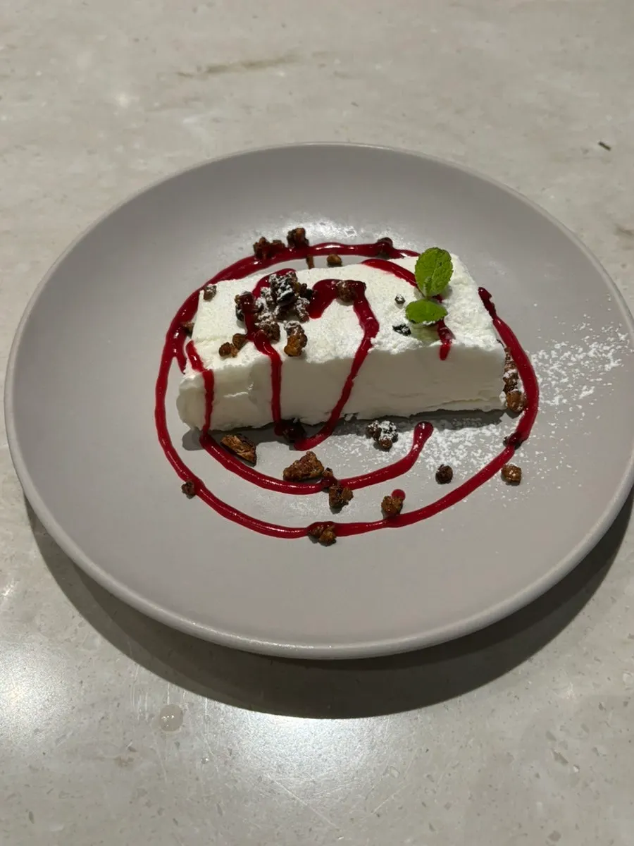 Crimson Moon Semifreddo dessert