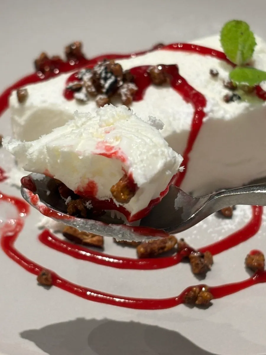 Late-dinner ice cream cake
