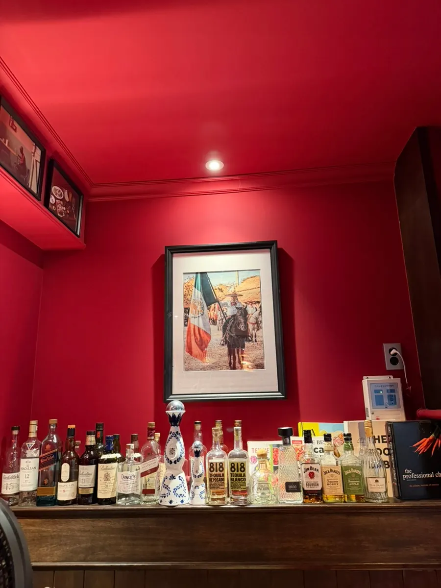 Tables and seating at Taqueros Magok Main Branch