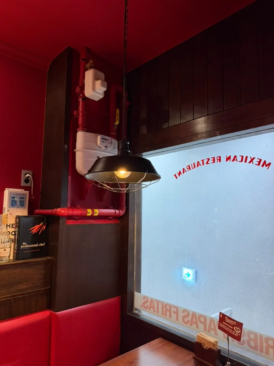 View of the exotic-feeling Taqueros dining hall